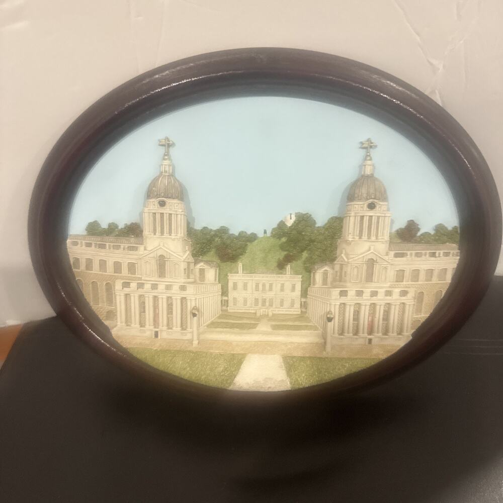 Lakeland Studios Royal Naval College Greenwich 3D Relief Wall Plaque Decor